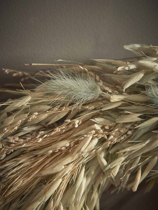 Mixed Dried Grass Wreath - Large