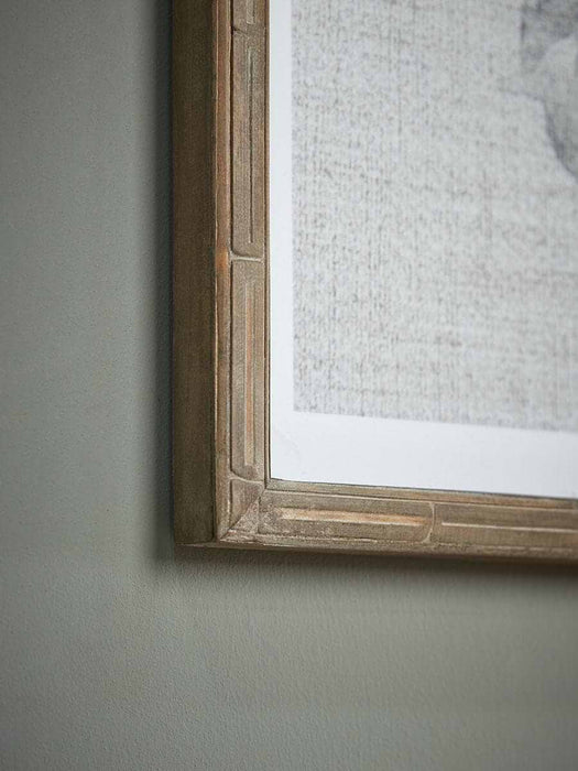 Two Floral Framed Prints