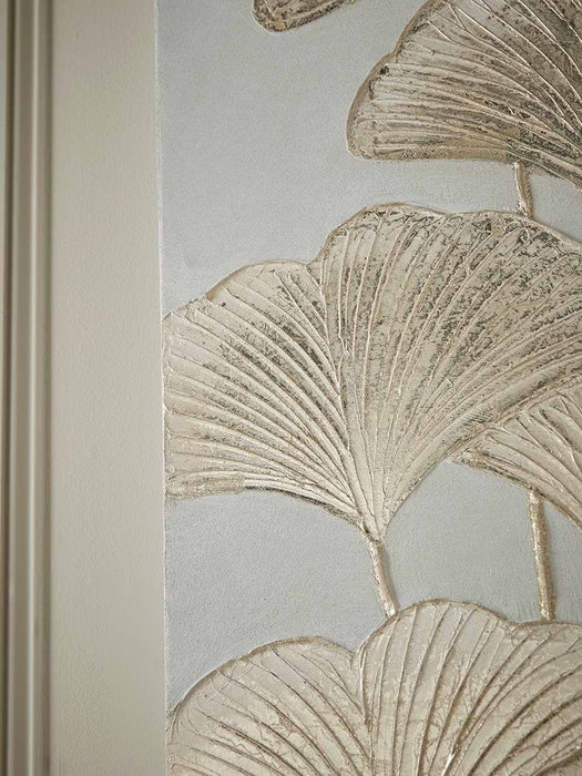 Golden Gingko Leaf Canvas