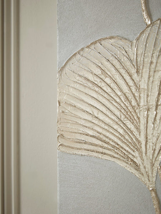 Golden Gingko Leaf Canvas