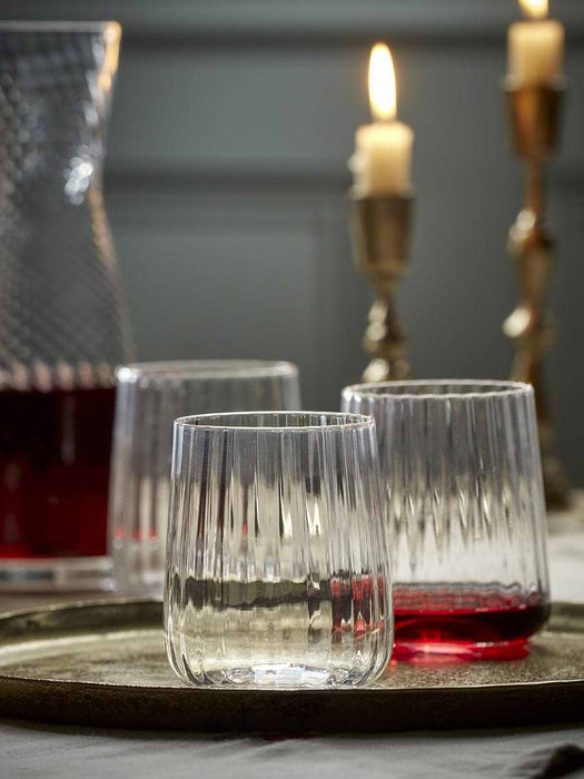 Four Fluted Champagne Coupes
