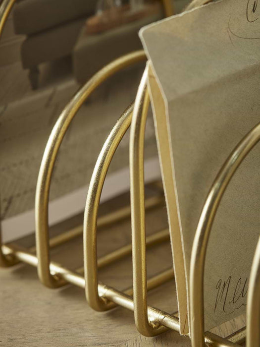 Golden Metal Storage Rack