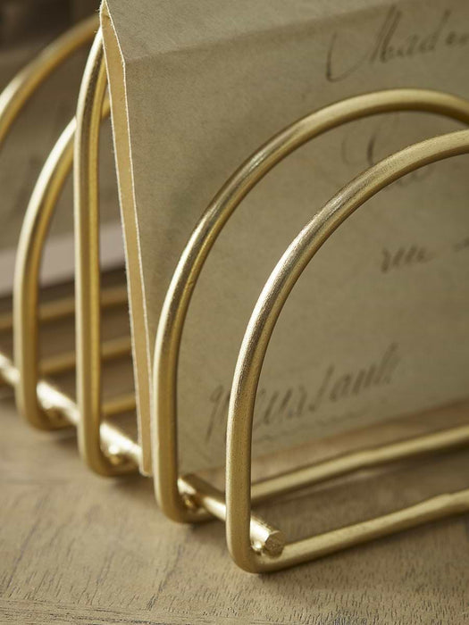 Golden Metal Storage Rack