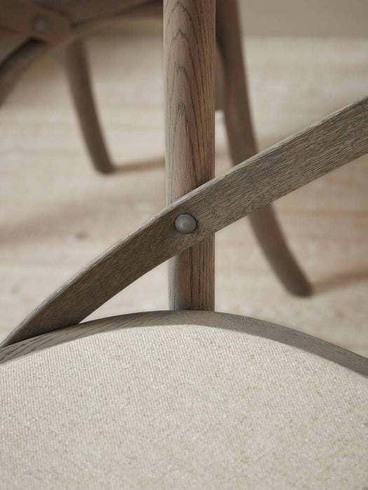 Oak Cross Back Dining Chair - Set of 2