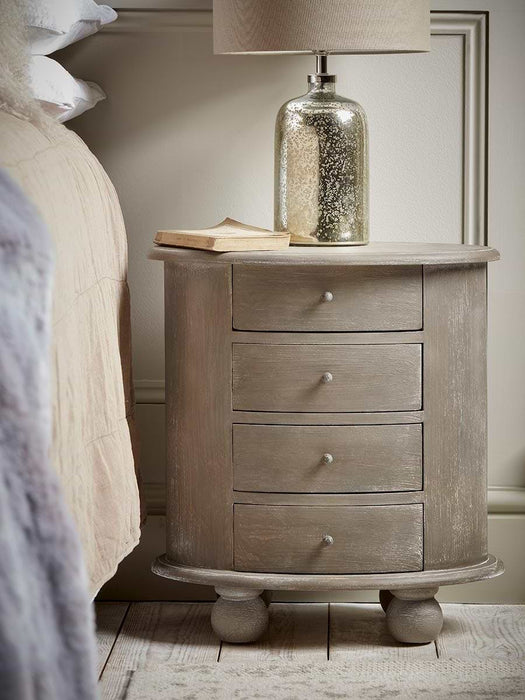 Oval Bedside Table