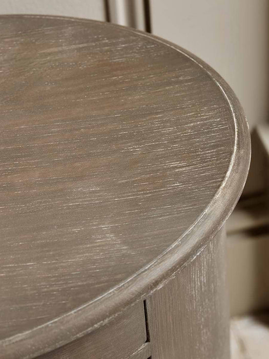 Oval Bedside Table
