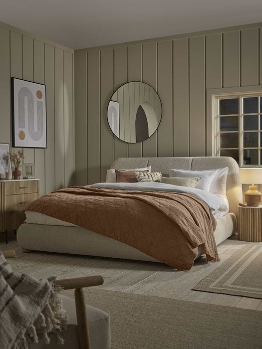 Quilted Bedspread - Terracotta
