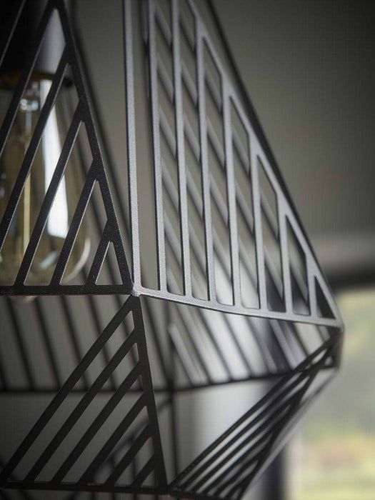 Tapered Geometric Cage Pendant