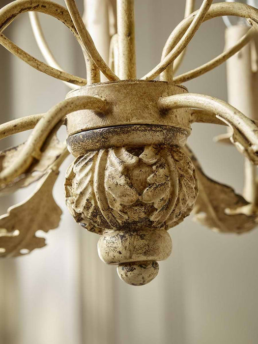 Nine Arm Leaf Chandelier