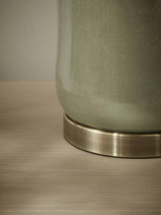 Sage & Brass Table Lamp