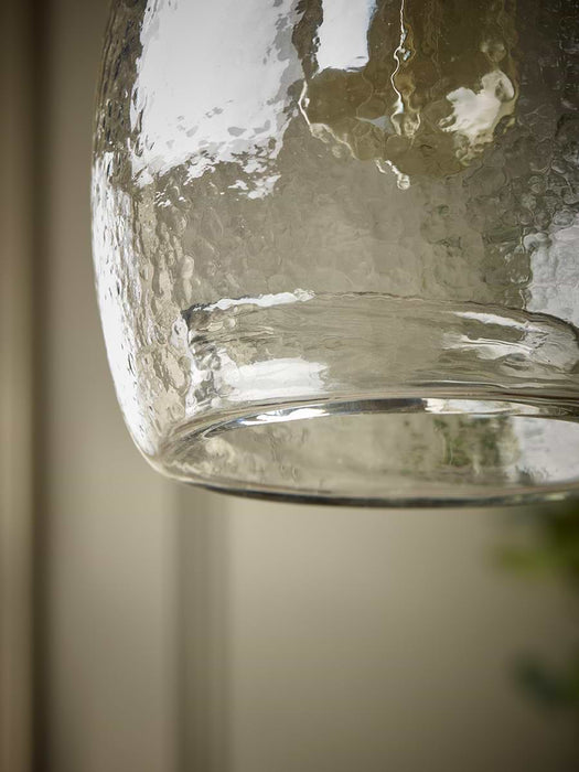 Dimpled Glass Pendant - Tapered