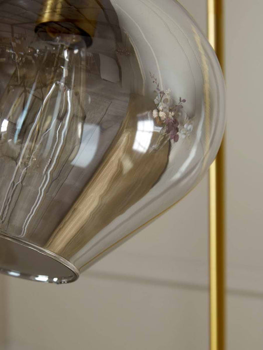 Bell Floor Lamp - Brass