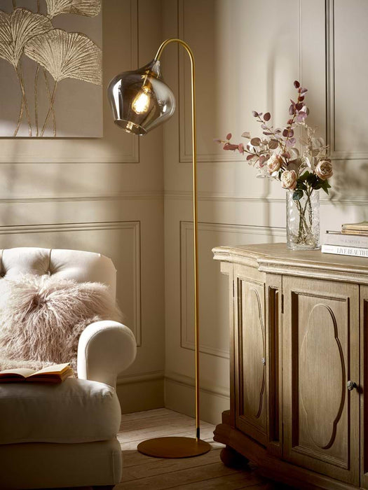 Bell Floor Lamp - Brass