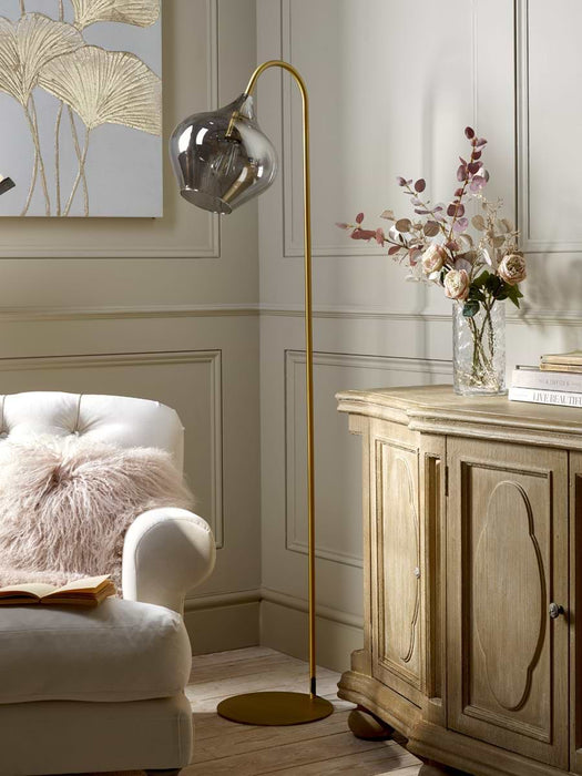 Bell Floor Lamp - Brass
