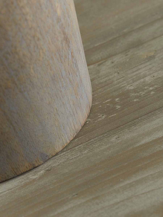 Greywashed Wood Table Lamp