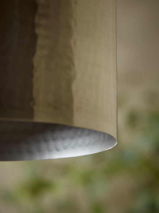 Hammered Antique Brass Pendant