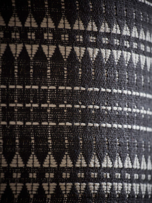 Black & Cream Embroidered Shade - Small
