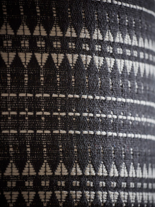 Black & Cream Embroidered Shade - Small