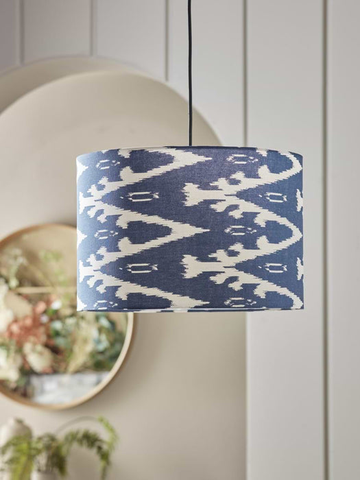 Blue Ikat Shade - Large