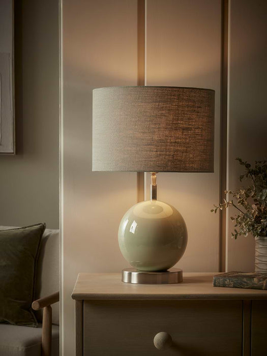 Sage Enamel Table lamp - Small