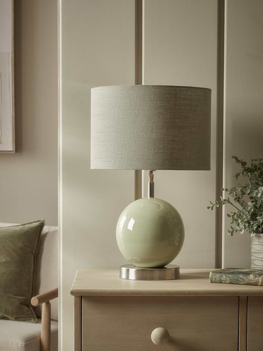 Sage Enamel Table lamp - Small