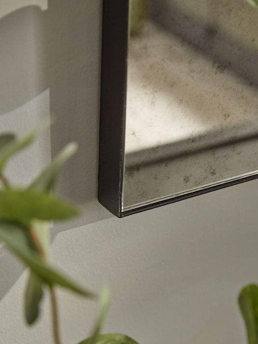 Panelled Antique Glass Mirror
