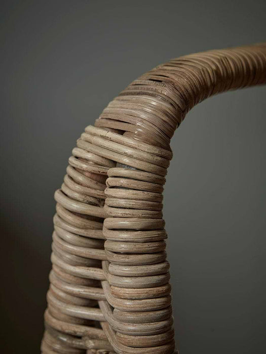 Tall Rattan Log Holder