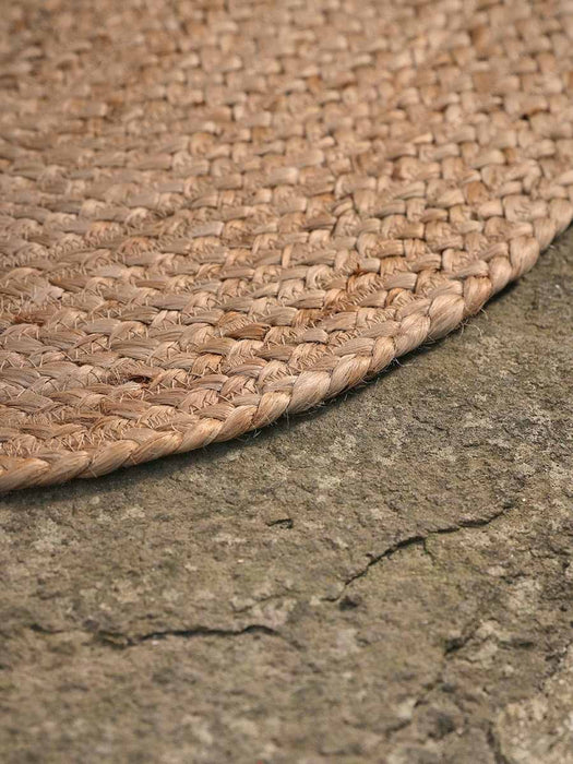 Braided Jute Oval Doormat