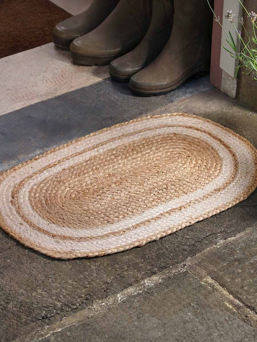 Braided Jute Oval Doormat