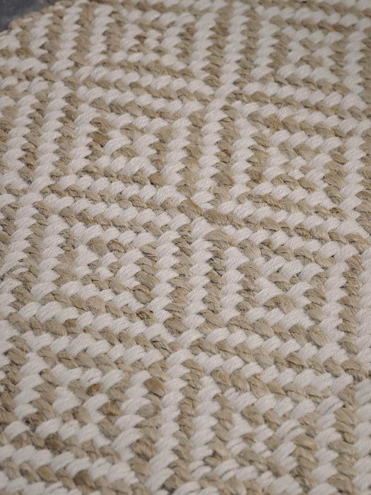 Braided Jute Diamond Doormat