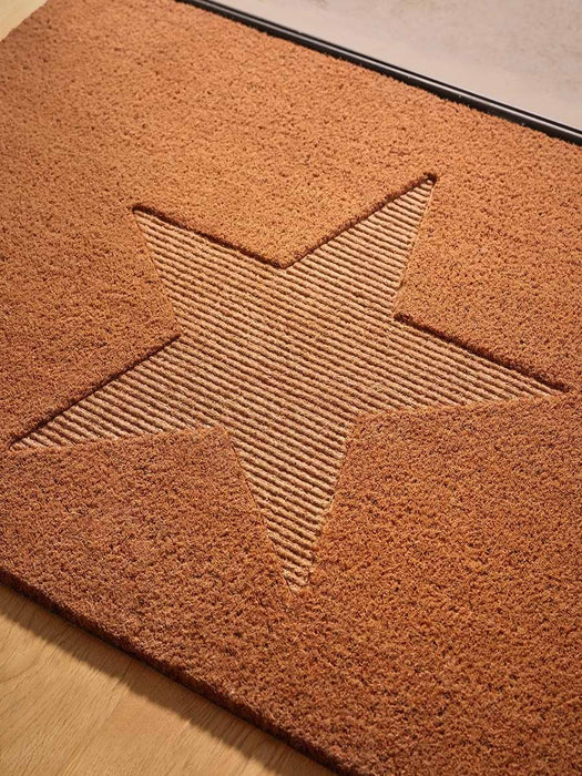 Embossed Star Doormat - Large