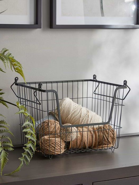 Olive Wire Storage Basket - Small