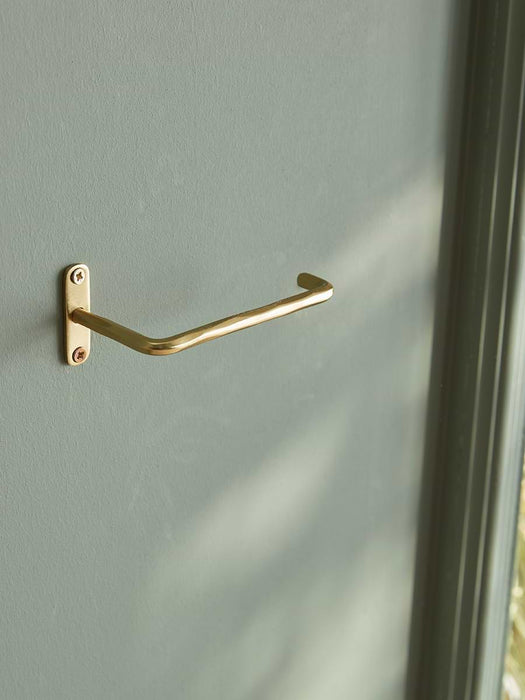 Hammered Brass Loo Roll Holder
