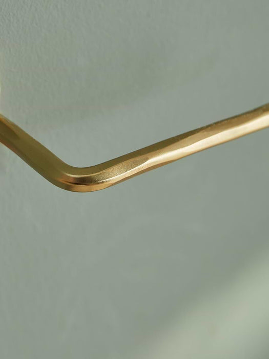 Hammered Brass Loo Roll Holder