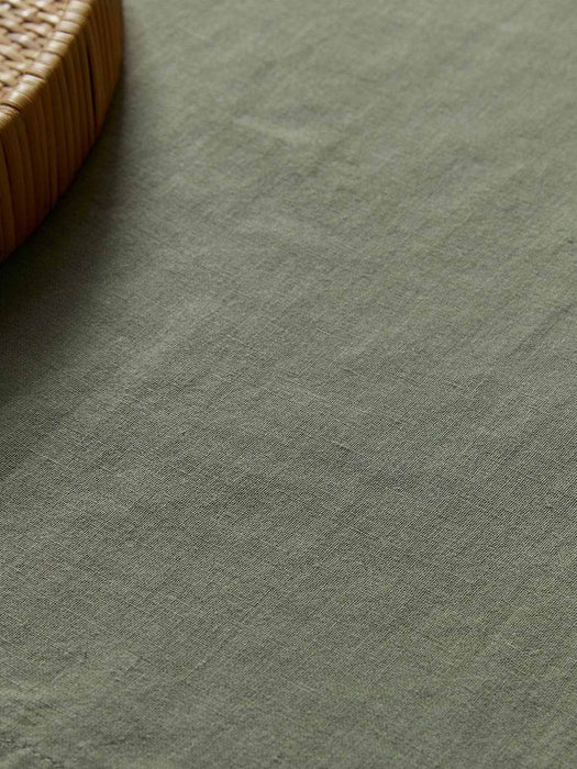 Linen Table Runner - Khaki