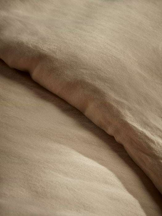 Luxury Linen King Duvet Cover - Barley