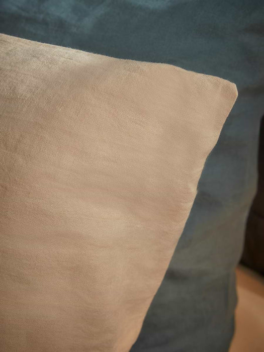 Two Luxury Linen Pillowcases - Barley