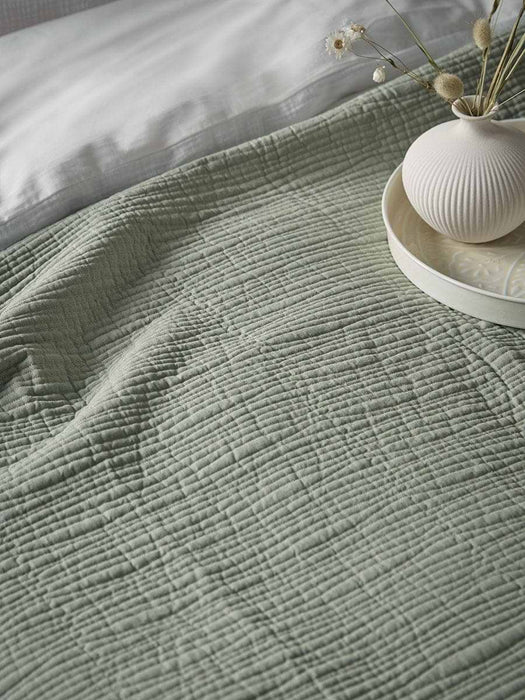 Cotton Bedspread - Eucalyptus