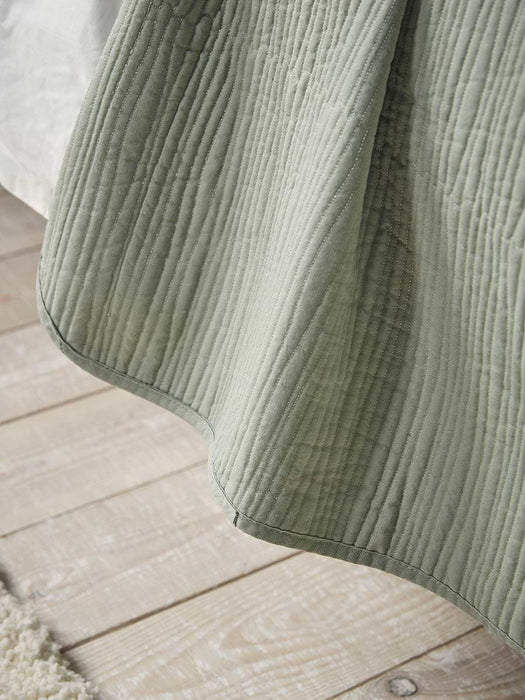 Cotton Bedspread - Eucalyptus