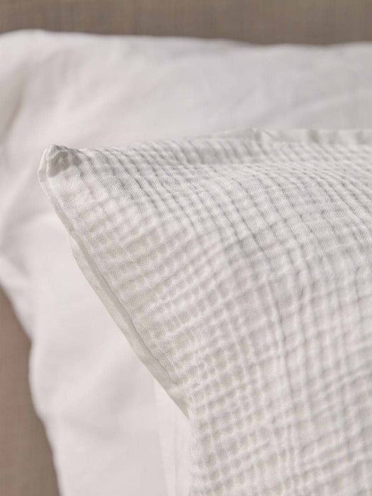 Muslin Double Duvet Cover Set - White