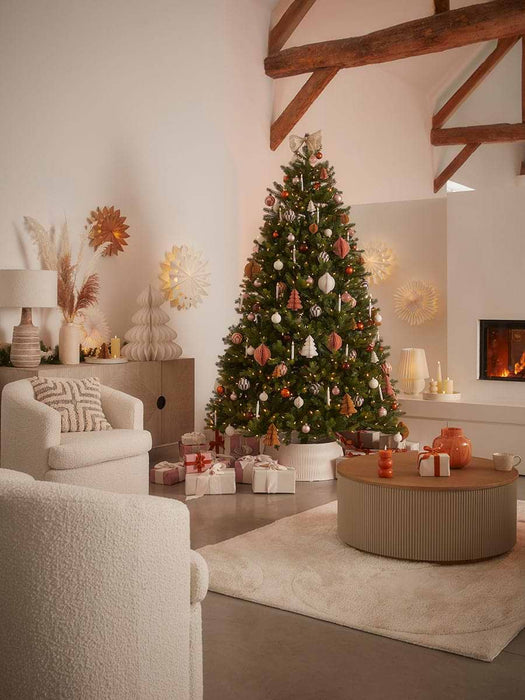 Glass Bauble Selection Box - Dusky Blush