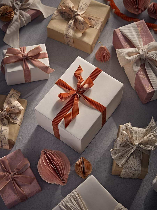 Cream Sugar Cane Wrapping Paper - 10m