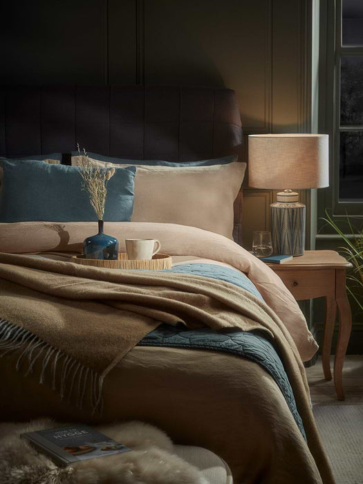 Quilted Bedspread - Indigo