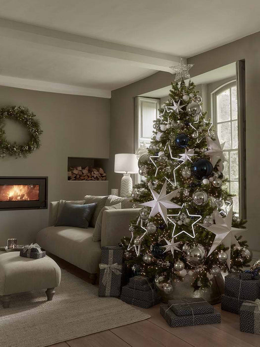 Two Hanging Paper Stars - Large