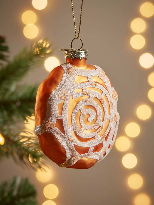 Four Tasty Pastry Glass Baubles