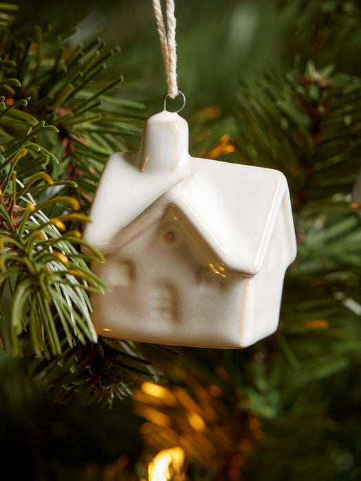 Five Porcelain House Hanging Decorations