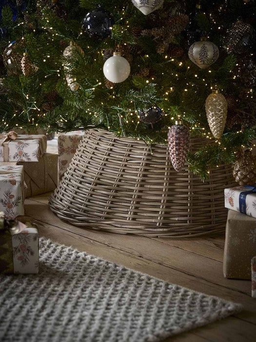 Rattan Christmas Tree Skirt