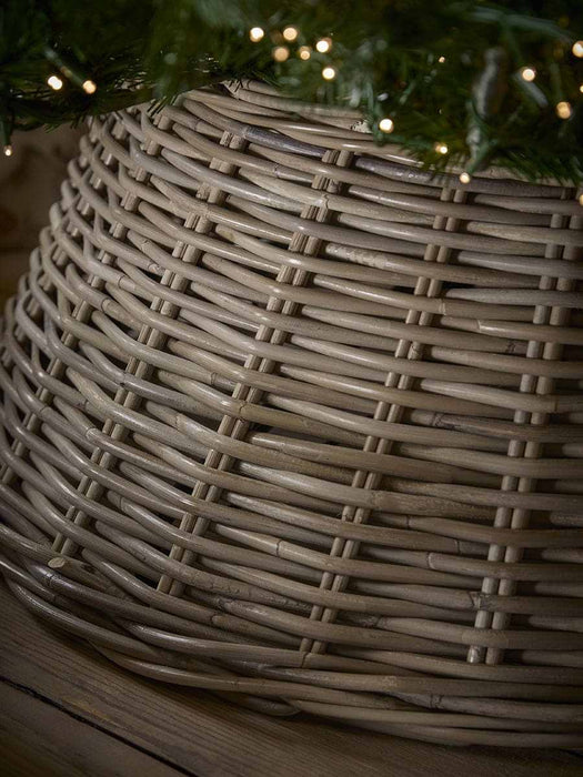 Rattan Christmas Tree Skirt