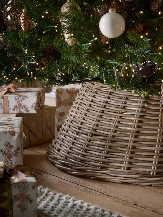 Rattan Christmas Tree Skirt