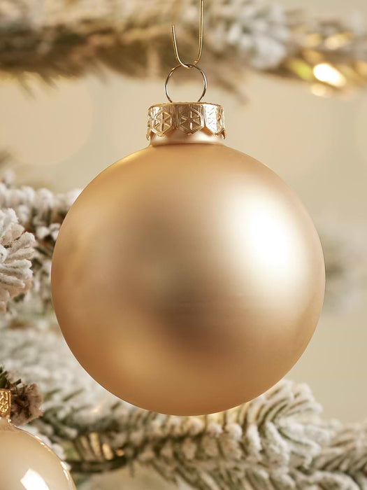 Glass Bauble Selection Box - Pearly